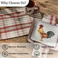 thumbnail image 5 of Park Designs Hawthorne Red Plaid Table Runner 13" x 54", 5 of 5