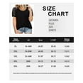 thumbnail image 3 of TIYOMI Plus Size Black Short Sleeve Lace Shirts For Women 5X Tops Waffle Crewneck Pullover Summer Tunics 5XL 26W 28W, 3 of 3