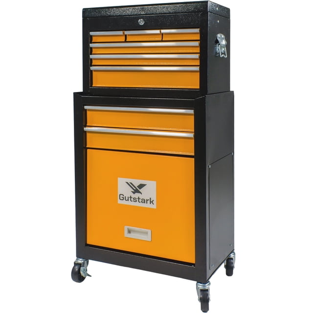 Gabinete de Herramientas Gutstark Movil 9 Cajones Baul Llave Seguridad