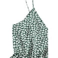 thumbnail image 3 of Women's Leopard Print Wrap Spaghetti Strap Romper Cami Jumpsuit, 3 of 5