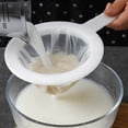 thumbnail image 1 of Ultra-fine Nylon Mesh Strainer I Plastic Strainer Filter Spoon For Soy Milk Coffee Milk Yogurt Juice(200 Mesh, 1 of 5