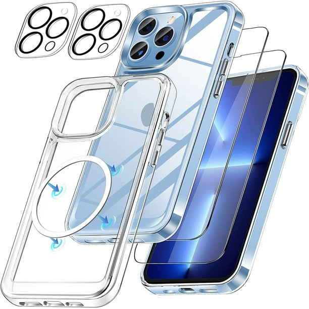 Coque de protection transparente pour appareil photo pour iPhone