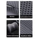 thumbnail image 3 of Cojín lumbar, cojín de apoyo lumbar de espuma viscoelástica para silla de oficina, 3 of 5