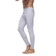 thumbnail image 1 of Leggings deportivos de color liso para hombre: pantalones largos elásticos y cómodos, mezcla de algodón, tallas M-XXXL, aptos para hacer ejercicio o dormir., 1 of 3