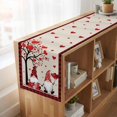 thumbnail image 6 of Table Runners 72 Inches Long Dress Scarves, Love Heart Valentine's Day Farmhouse Kitchen Table Runner, Coffee Tablerunners, Tree Gnomes Romantic Rustic 14x72 Inch, 6 of 9