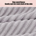 thumbnail image 4 of Coral Velvet Face Towel Set Highly Absorbent Quick Dry Soft Striped Washcloth for Bathroom Gym Travel 3 Pack, 13.77 X 29.52 Inch, 4 of 6