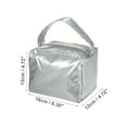 thumbnail image 3 of NOMADIC NOOK Women's Travel Makeup Bag 2 Pcs Silver Tone, 3 of 5