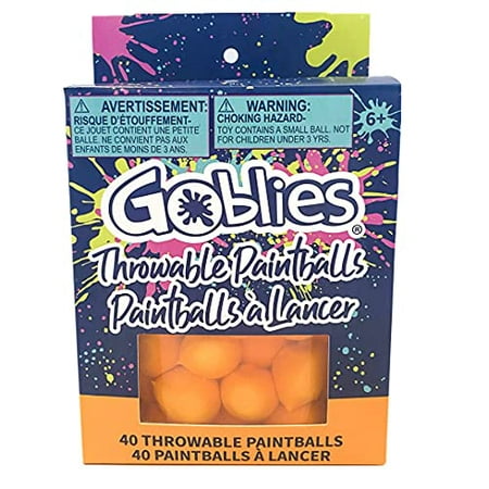 Goblies Throwable Paintballs 40ct - Orange