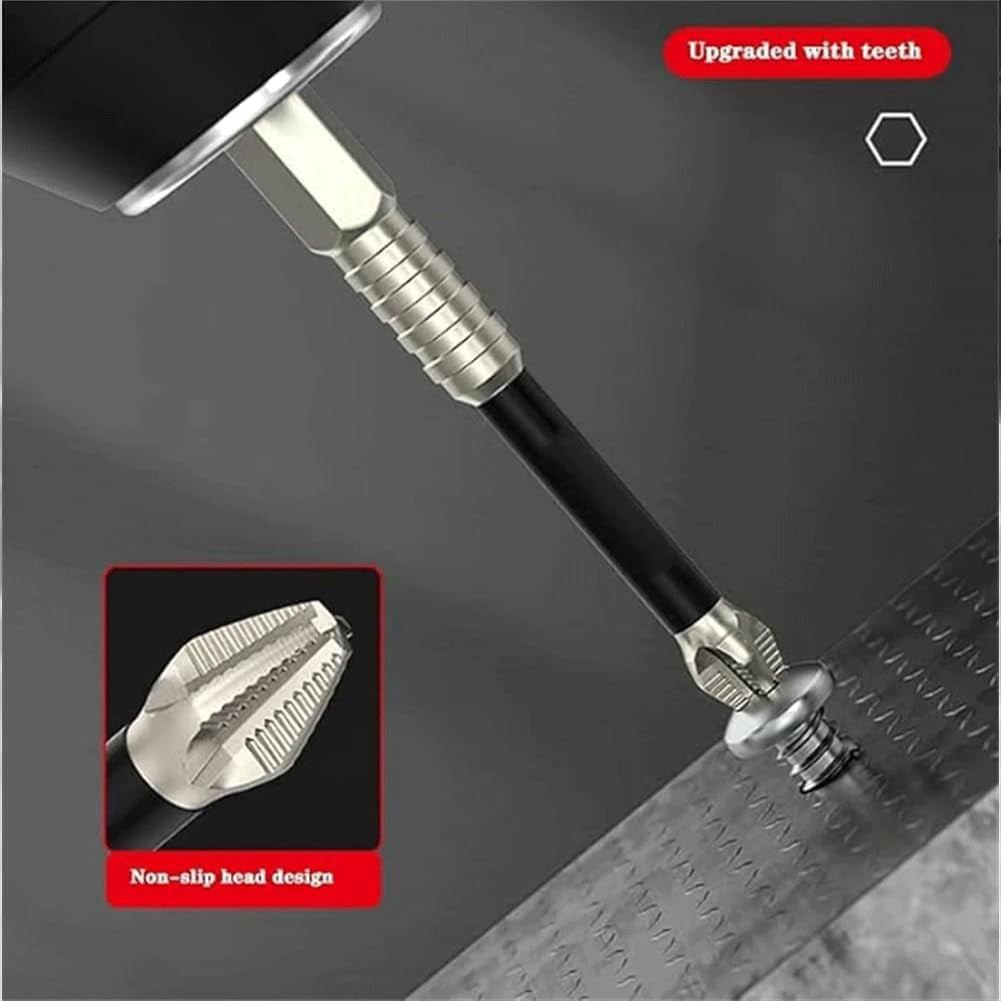 K5 Anti Slip Bit, High Magnetic Screwdriver Drill Bit Set, 2025 New Upgrade Anti Slip Ph2 Impact Driver Set, Alloy Steel Materia Impact Resistant Bits for Home Diy Professional Use