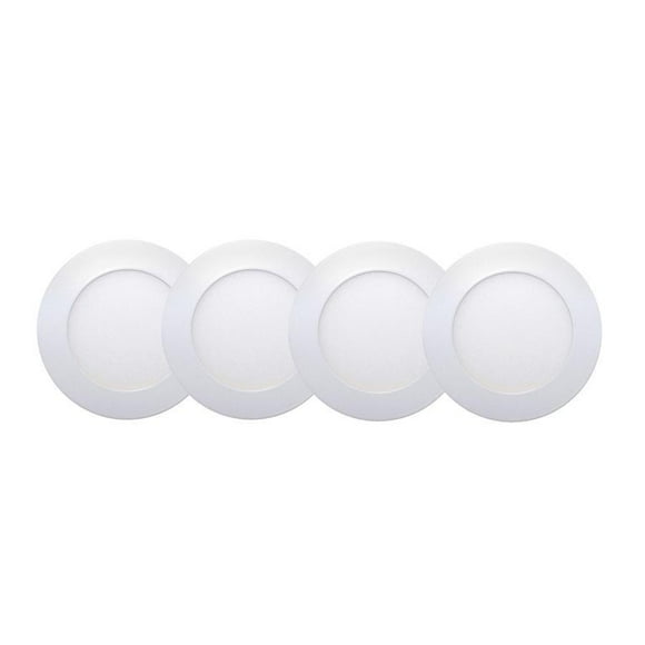 Xtricity - Set of 4 LED Recessed Lights, 4 '' Diameter, Dimmable, 10W, 4000K Cool White