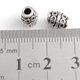 thumbnail image 3 of 20 espaciadores de de plata de 6,7 x 8 mm, estilo vintage. Macarena Espaciador de cuentas, 3 of 6
