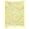 thumbnail image 3 of USGS 15x18 Black Modern Framed Museum Art Print Titled - Saddle Mountains California Quad - USGS 1956, 3 of 5