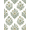 Sage Green Ivory, Pattern 1, variant on ODIKA 8'x10' Washable Area Rug Vintage Botanical Distressed Impressionist Circular Watercolor Refined for Dining Room, Large Office, Lounge, Non-Slip Chair-Friendly Mat