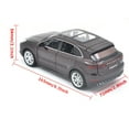 thumbnail image 6 of The 1:32 scale is suitable for Porsche Cayenne alloy die-cast car models, equipped with opening doors, lights, sound and spring-back function. Boys' toy cars, children's birthday gift toy cars., 6 of 6