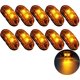 thumbnail image 1 of 10 luces de posición laterales LED de 2 LED, 12/24 V, luces de gálibo LED, lámpara lateral de remolque, luz amarilla de advertencia para camión, autocaravana, caravana, 1 of 5