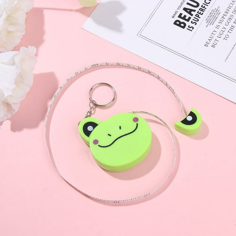 Cartoon Keychain Measuring Tape - Retractable Tape Measure with Keychain  for Sewing and Ruler 