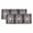 Gray, variant on Red Gray Valances for Windows, Southwest Retro Ethnic AztecTexture Bohemian Light Filtering Kitchen Curtains, Rod Pocket Window Valance Curtains for Living Room Bedroom, 60" W x 18" L, 2 Panels