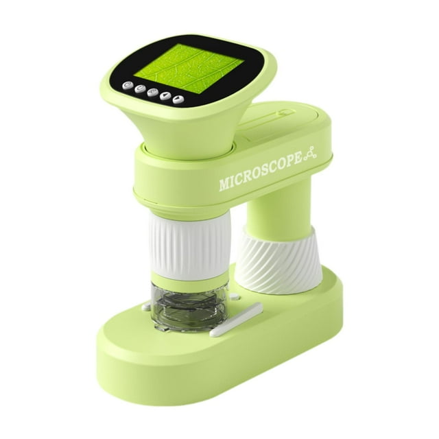 MERIGLARE Microscope Numérique Portable Éducatif pour Enfants de 3 à 12 Ans Garçons Filles Cadeaux Vert