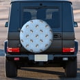 thumbnail image 3 of Kdxio French Bulldog Puppy for Tire Cover Wheel Protectors Tyre Covers Weatherproof Wheel Covers Universal Fit for Trailer Rv SUV Truck Camper Travel Trailers 14 inch, 3 of 8