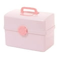 thumbnail image 1 of relayinert Impeccable Jewelry Box For Girls Accessories Neatly Stored Wide Application Plastic Spacious pink, 1 of 6