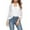 White, variant on Women's Elegant 3/4 Sleeve Floral Lace Sheer Bolero Shrug Scalloped Trim Open Front Cropped Cardigan Shrug Tops Quarter Cardigan Crochet Sheer Up Lace Three Sleeve Jacket Cover Cardigan Black S