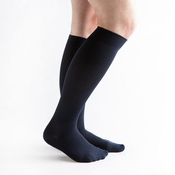 VenActive Mens 20-30 mmHg Compression Socks, Classic Rib - Walmart.com