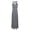 Grey, variant on Women's Transformer Dress Multi Way Wrap Backless Wedding Evening Gown Convertible Floor Long Formal Dress