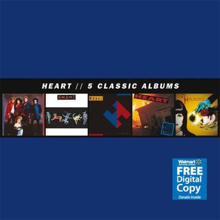 Heart: 5 Classic Albums (5 Disc Box Set) (Walmart Exclusive) (Free Digital Copy)
