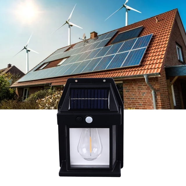 Luz De Pared Con Energía Solar Avanzada Con 3 Modos, El Sensor De Movimiento De Anochecer Al Amanecer Luces LED LED IP65 Lámparas De Seguridad Al Aire Libre Para La Cerca Del