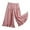 a-Pink396138, variant on FINALGANG Girls' Pants Kids Solid Color Wide Leg Culottes Elastic Waist Ruffled Hem Loose Fit Lightweight Trousers For Casual Daily Wear Stylish Bottoms
