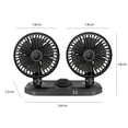 thumbnail image 4 of Ventilador de refrigeración para coche, ventilador de refrigeración de doble cabezal, bajo nivel de ruido para carretilla elevadora (24V) Likrtyny Accesorios para autos y motos, 4 of 9