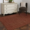 thumbnail image 3 of Dark Brown 4x6 Area Rugs, Farmhouse Burlap Solid Brown Color Modern Linen Texture Non-Skid Rubber Backing Large Rectangle Rugs - Living Room Bedroom Home Office, Indoor Floor Mat Carpets Washable Rug, 3 of 9