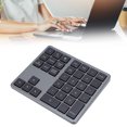 thumbnail image 1 of Pavé Numérique BT, Clavier Numérique Sans Fil Rechargeable, Pavé Numérique Externe 35 Touches pour Ordinateur Portable PC Tablette, Double Mode Sans Fil BT, 1 of 7