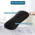 thumbnail image 2 of 2 Pack Microbead Neck Pillow Squishy, Bone Headrest Pillow Neck & Cervical Support Bolster Cushion Comfortable Soft Universal Tube Pillow for Sofa Bed Travel Car Sleeping, 2 of 5