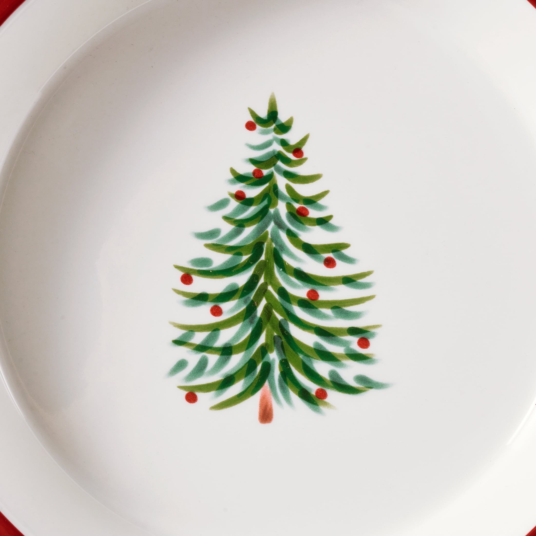 Better Homes & Gardens Holiday Plaid 10-inch Stoneware Pie Dish, Microwave and Dishwasher Safe