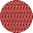 thumbnail image 1 of Ahgly Company Tapis d'Intérieur Ronds Transitionnels Rouges Lavables à la Machine, 6 Pieds Rond, 1 of 7
