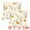 Flower, variant on Unique Bargains Cotton Throw Pillow Cover Geometric Floral Cushion Covers (2 Count) Safflower 18" x 18"