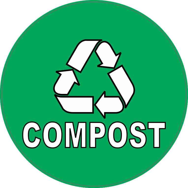 5in x 5in Compost Sticker