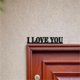 thumbnail image 5 of Cute Love Door Topper,Metal Top Door Frame Corner Sign Decorations DIY Craft Door Home Decor Walls, 5 of 5