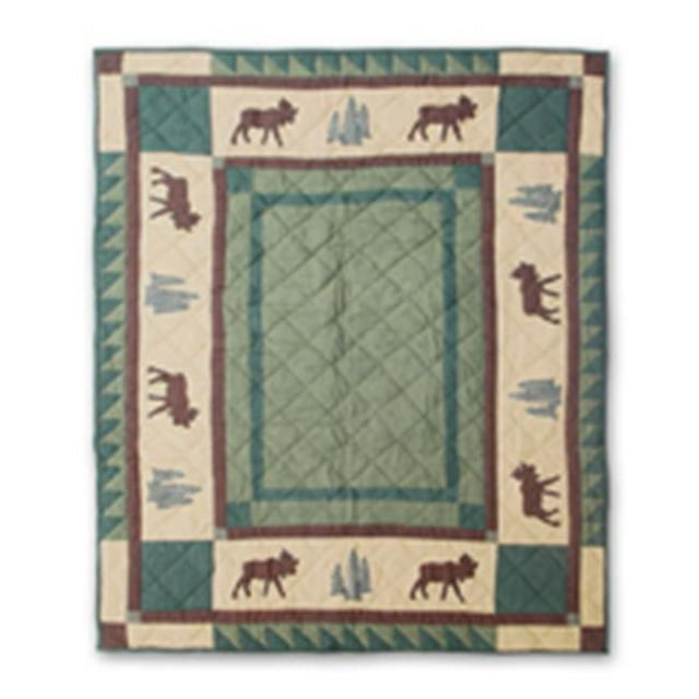 Patch Magic QCCEDR Cedar Trail, Quilt Crib 36 x 46 in.