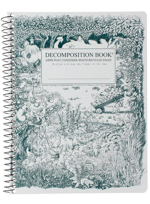 Gardening Gnomes Coilbound Decomposition Book