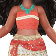 Disney Princess Moana Posable Small Doll in Shiny Outfit with Removable Skirt, Inspired by Movie