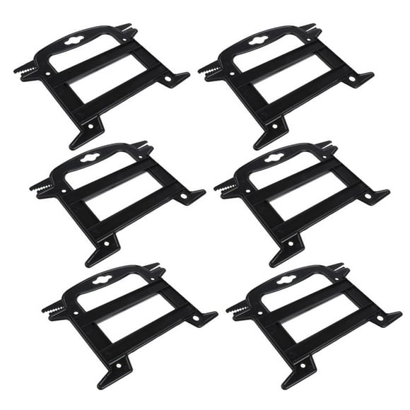 LOVIVER 6Pcs Rope Winder Cord Holder Rope Ladder Spool Black Hiking Hunting Backyard