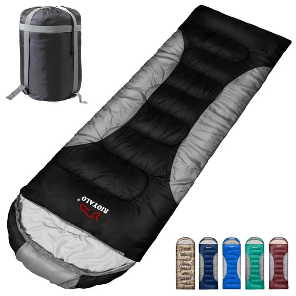 Bolsa de dormir Rioyalo de 0 grados para adultos, para camping, impermeable