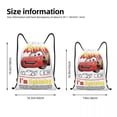 thumbnail image 4 of Mochila con cordón de Cars Galaxy de Lightning Mcqueen, bolsa deportiva para gimnasio, bolsa con cordón para yoga, 4 of 5