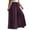 Purple, variant on Women's Plus Size Palazzo Pants Flowy Elastic High Waist Boho Pants Baggy Wide Leg Drawstring Beach Trousers