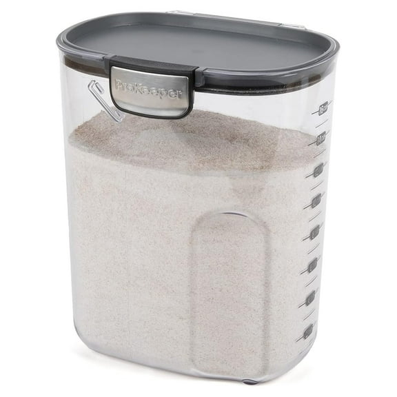 Flour Storage Container Airtight, 5.5 Quart - BPA-Free Kitchen Pantry Organization for Baking - Progressive International Food Keeper
