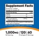 thumbnail image 2 of Suplemento Nutricost de aceite de semilla negra, 1000 mg, 120 cápsulas blandas, 2 of 5