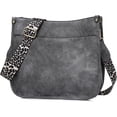 thumbnail image 5 of Women Shoulder Bag Vintage Crossbody Purse Handbag with Leopard Guitar Strap Hobo Satchel Bag, 5 of 9