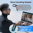 thumbnail image 6 of Bluetooth Headset, Single-Ear Bluetooth Earpiece with ENC Mic with HiFi Stereo Sound, 72 Hours Talking Time Wireless Headset V5.3 with 400mAh Charging Case for iOS Android Cell Phones, Black, 6 of 8